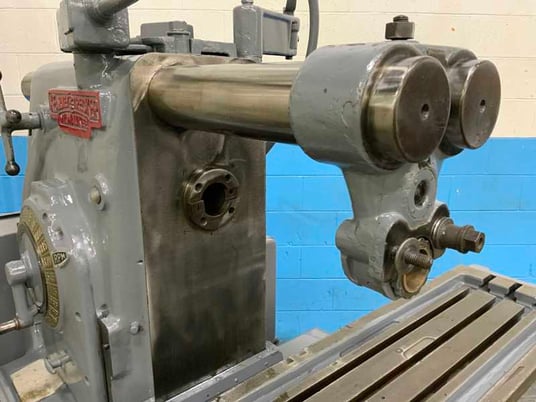 Kearney & Trecker #310CH, horizontal plain mill, 13-1/2" x 64" table, over support, coolant, 10 HP - Image 6