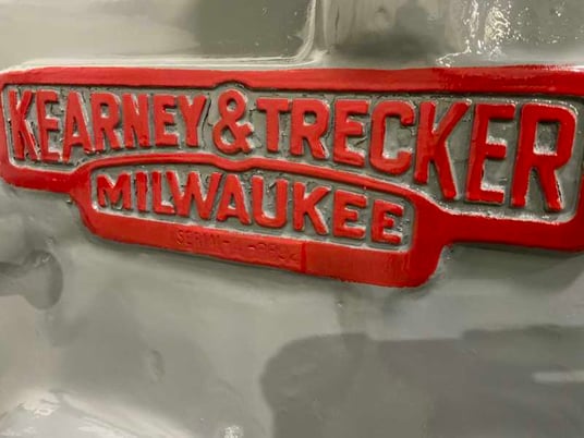 Kearney & Trecker #310CH, horizontal plain mill, 13-1/2" x 64" table, over support, coolant, 10 HP - Image 8