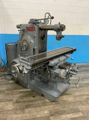 Kearney & Trecker #310CH, horizontal plain mill, 13-1/2" x 64" table, over support, coolant, 10 HP - Image 9