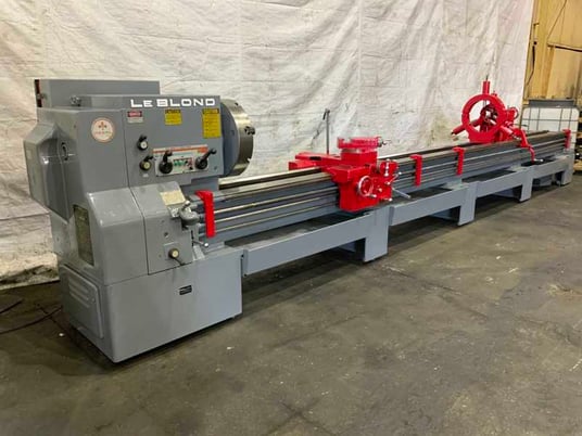24" x 240" LeBlond #Regal, engine lathe, 18-1/4" swing over cross slide, 4-jaw chuck, rapid traverse, 10 HP - Image 2