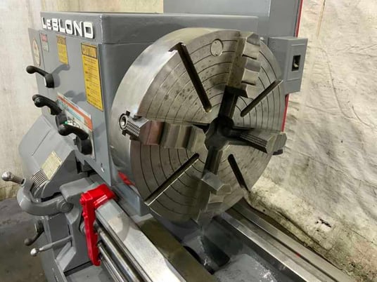 24" x 240" LeBlond #Regal, engine lathe, 18-1/4" swing over cross slide, 4-jaw chuck, rapid traverse, 10 HP - Image 6