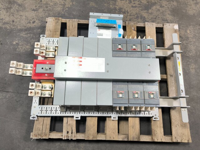 1200 Amps, ABB GE, IN2412BL3H1, ReliaGear neXT Power Panel, 480Y/277 ...