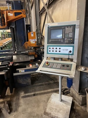 Ocean #Avenger-MDL-1000/1B, Beam Drill Line, 6" max thick, 200-850 RPM, 13.5 HP, 13" stroke, 2009 - Image 2