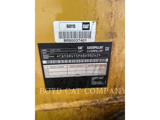 Cat 415-07A, Backhoe Loader, 1069 hours, S/N: H8A00242, 2021 - Image 6