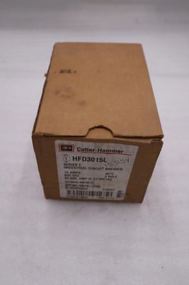 Cutler-hammer hfd3015l ser c 15amp 600vac 3pole industrial circuit breaker #h460 - Image 1