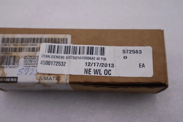 New sealed siemens 6es7 392-1am00-0aa0 connector stock g746a - Image 4