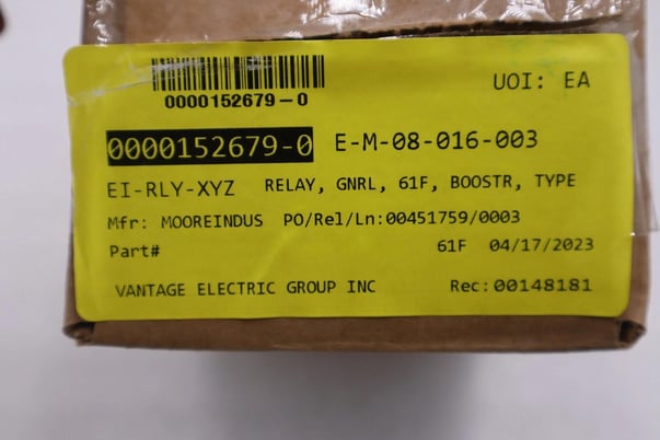 New siemens 61f booster relay with box stock g318a - Image 5