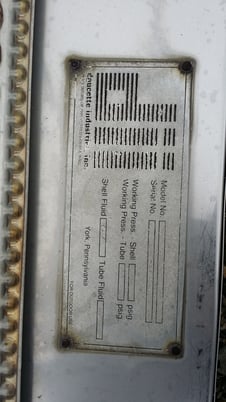 35 sq.ft., Doucette Industries #N3Y31, Tube-in-Tube Heat Exchanger, Stainless Steel, Sanitary, (3) Banks of - Image 2