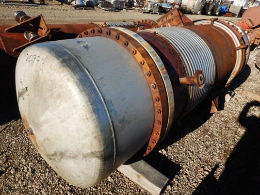 1595 sq.ft., 150 psi shell, 150 psi tube, Kopetz Inc., Shell/Tube Heat Exchanger, Vertical, 300&deg;F, 1984 - Image 1