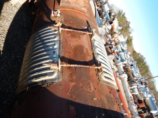 1595 sq.ft., 150 psi shell, 150 psi tube, Kopetz Inc., Shell/Tube Heat Exchanger, Vertical, 300&deg;F, 1984 - Image 9