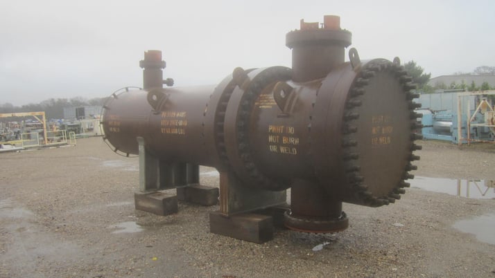 2589 sq.ft., 1080 psi shell, 866 psi tube, Ohmstede, Shell/Tube Heat Exchanger, Horizontal U-Tube, (480) 1" - Image 2