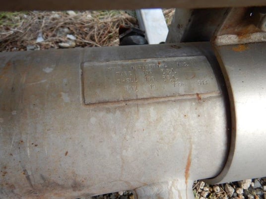 Koss Industrial, Shell & Tube Heat Exchanger, 150 psi Shell & Tube, 6" diameter x 100" L - Image 2