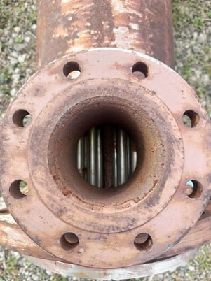 81 sq.ft., 100 psi shell, 100 psi tube, Perry Products, Shell/Tube Heat Exchanger, (104) 0.75" diameter - Image 6