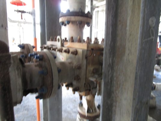 7.9 sq.ft., Alfa Laval #CP15-H-30, Stainless Steel Plate/block Heat Exchanger, Carbon Steel Frame, 3-Pass - Image 1