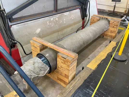 10' x 1.5" Davi #MCB-3045, CNC plate roll w/Leonardo Systems Control, hydraulic support guides, 2006 - Image 6