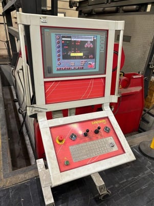 10' x 1.5" Davi #MCB-3045, CNC plate roll w/Leonardo Systems Control, hydraulic support guides, 2006 - Image 7