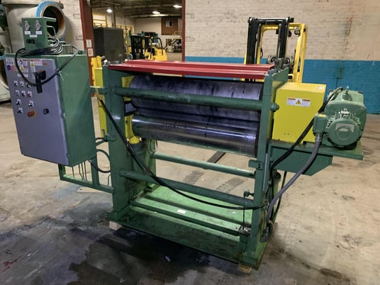 Eastern Engraving & Machine Co. #25, 47" hydraulic embossing machine, rebuilt 2010 - Image 5