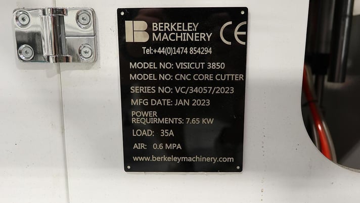 Berkley #Visicut-3850, CNC core cutter, 60 CPM, new, unused, 2023 - Image 6