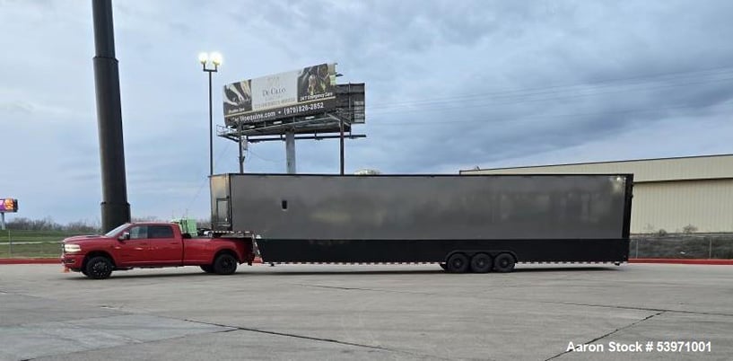 Rock Solid Cargo, Gooseneck Trailer, 8.5' x 52', 30,000 lb Rating, Triple Axle, Blackout Package, 2025 - Image 1