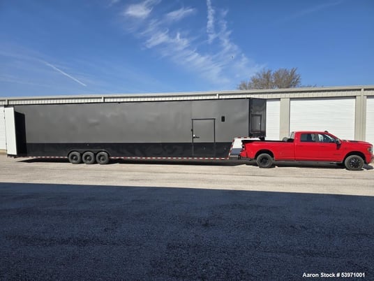 Rock Solid Cargo, Gooseneck Trailer, 8.5' x 52', 30,000 lb Rating, Triple Axle, Blackout Package, 2025 - Image 2