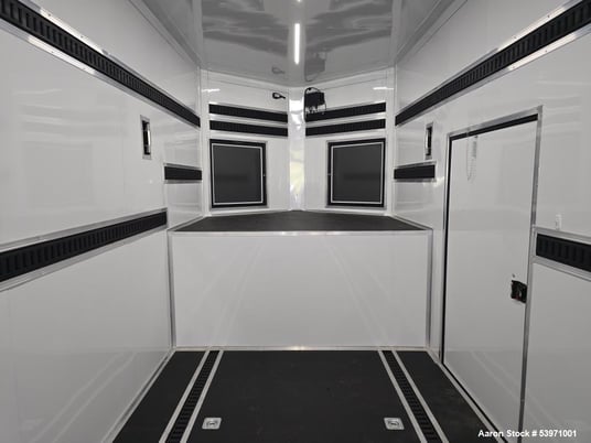 Rock Solid Cargo, Gooseneck Trailer, 8.5' x 52', 30,000 lb Rating, Triple Axle, Blackout Package, 2025 - Image 4