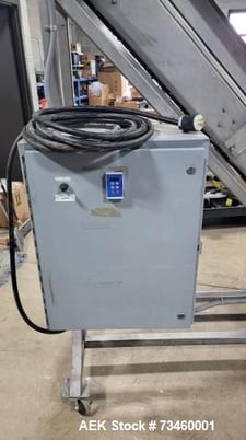 8.5" wide, Ralston, Inclined Cleated Belt Conveyor, 8.5" Wide Belt, 114" H, Adjustable Height, 61" x 42" - Image 5