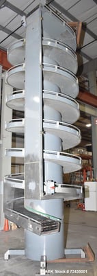 16" wide, Ambaflex #SV400-1300, Spiral Conveyor, 17' T, bottom to top - Image 1