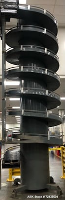 16" wide, Ambaflex #SV400-1300, Spiral Conveyor, 17' T, bottom to top - Image 2