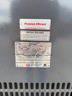 450 HP 1780 RPM U.S. Motors, Frame 5008P, weather protected enclosure type 1, AC/BB, 2300/4000 Volts - Image 1