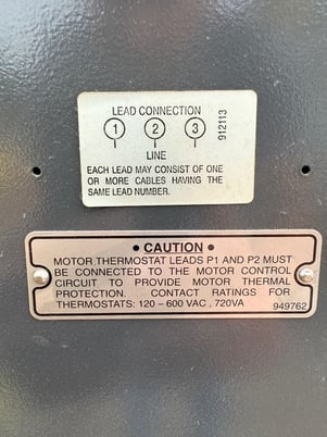 450 HP 1780 RPM U.S. Motors, Frame 5008P, weather protected enclosure type 1, AC/BB, 2300/4000 Volts - Image 4