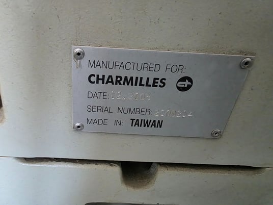 Charmilles #HD20, .012"-.236"HOLE diameter, 13.8"X, 9.8"Y, 7.9"Z, 11.8"W work, 23.6"L work, 2006 - Image 2