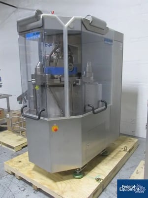 10 Ton, Korsch #XL-400, double Layer Tablet Press, 35/29 station, B/D tooling, 338400 TPH, 2001 - Image 4