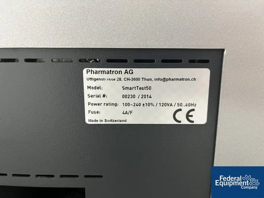 Dr. Schleuniger #SmartTest50, Semi-auto Tablet Hardness Tester, 2014 - Image 2