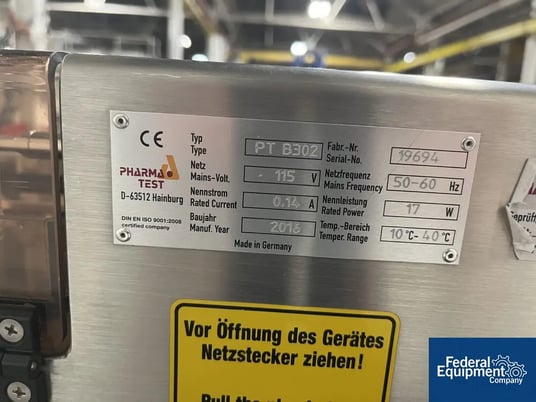 Pharma Test #PT-B302, Hardness Tester, 2016 - Image 2