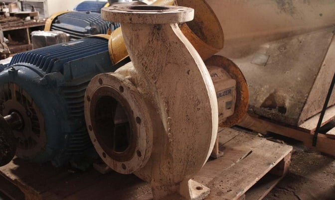 Ahlstrom #APP31-150, Pump, Iron Casing, w/ Stainless Steel Stuffing Box & Mechanical Seal, 6" x 8", 14" - Image 1