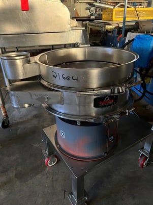 24" Kason #KM-4-SS, Stainless Steel Separator Screen, 1-Deck, 230 V, On Portable Stand w/Wheels - Image 3