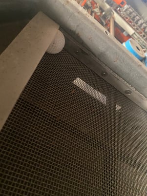 12" x 36" Syntron, Stainless Steel Classifying Screen, 2-Deck, w/2 HP Conveyor & Stainless Steel Receiver, On - Image 3