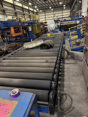 76.5" wide x 30' long, Run Out Table - Image 4