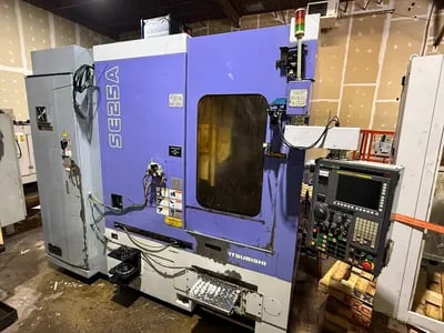 Mitsubishi #SE25A, CNC gear shaper, Fanuc 32iMB, 10" dia., chip conveyor, 2014 - Image 2