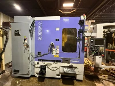Mitsubishi #SE25A, CNC gear shaper, Fanuc 32iMB, 10" dia., chip conveyor, 2014 - Image 6