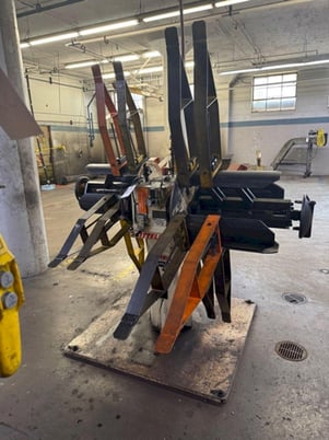 2500 lb. Littell #2512-DDB-Reel, double end coil reel uncoiler, 12" width, 72" outside dimensions, 14"-21" - Image 3
