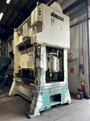 200 Ton, Minster #E2-200-84x48, straight side double crank, 8" stroke, 24.5" Shut Height, 90 SPM, 48" - Image 3