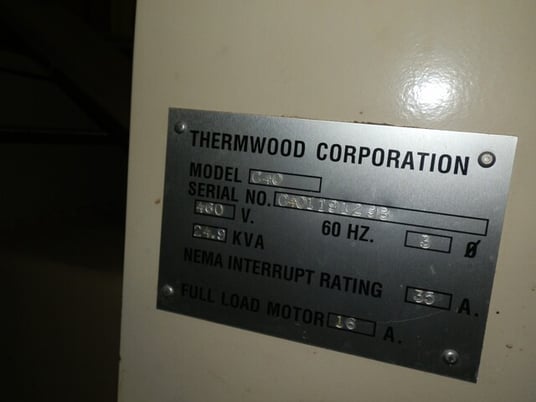 Thermwood #C40, CNC Router, 5' x5' table, 460 V., - Image 5