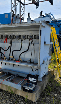 1794 KVA 27600 Primary, 770Y/445 Secondary, Stein transformer, 2001 - Image 6