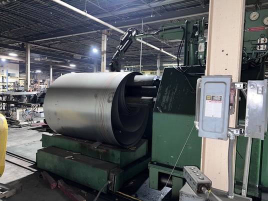 20000 lb. Egan, uncoiler w/ coil car, 72" width, 72" outside dimensions - Image 5