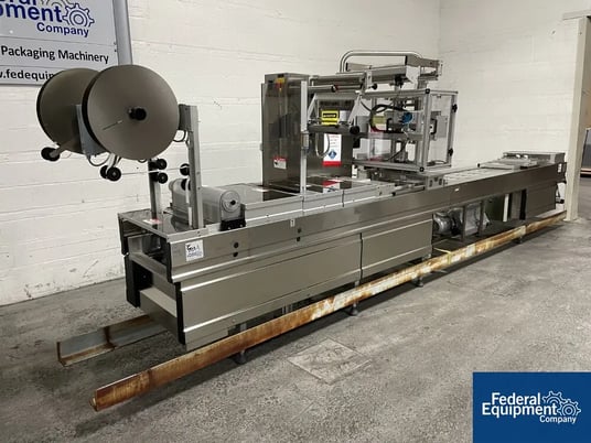 Multivac #R230, Thermoformer, 5.1" form depth, 15.75" cut off L, 15.75" reel diameter max, 220 V., 2001 - Image 8