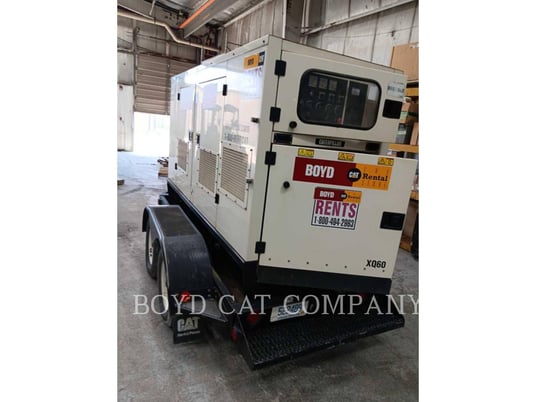 47 KW Caterpillar XQ60, Mobile Generator Set, Diesel, 1800 RPM, 480V, 10996 hours, 2010 - Image 4