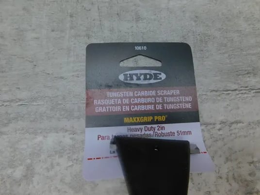 7 NEW Hyde 10610 MaxGrip Pro Scraper, Tungsten Carbide, 2-Edge New 7 pcs. - Image 2