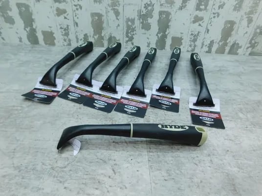 7 NEW Hyde 10610 MaxGrip Pro Scraper, Tungsten Carbide, 2-Edge New 7 pcs. - Image 4