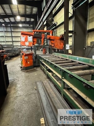 20.5" x 30" Cosen #SH-760F, semi-automatic horizontal band saw, PLC Control, hydraulic material clamping - Image 2